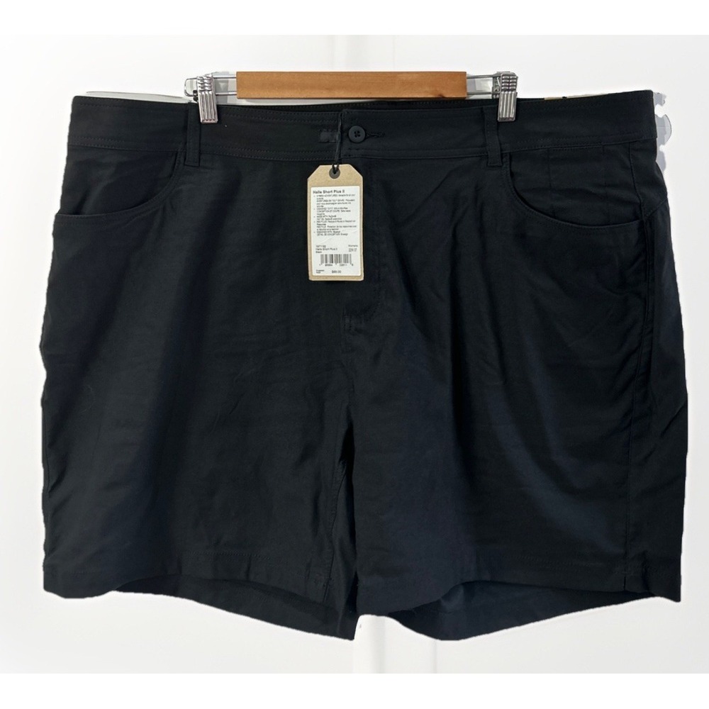 NWT Women's PrAna Halle Short‎ Plus II Moisture Wicking Sz 22 New $69 Stretch